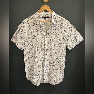Iconic John Varvatos floral print button down